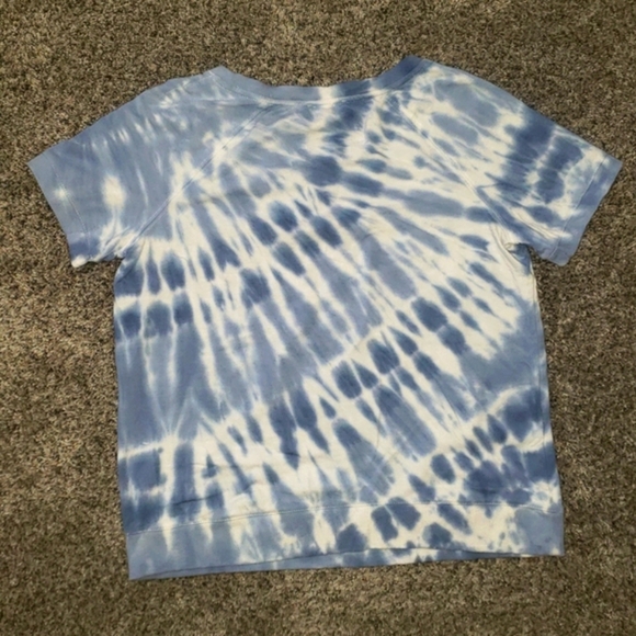 Anthropologie| Jane and Delancey Pull-over Tie Dye,l Short Sleeve Sweatshirt - Picture 3 of 3
